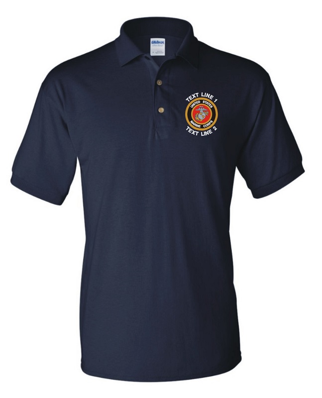 U.S. Marine Corps Polo 50/50 (image for) U.S. Marine Corps Polo 50/50
